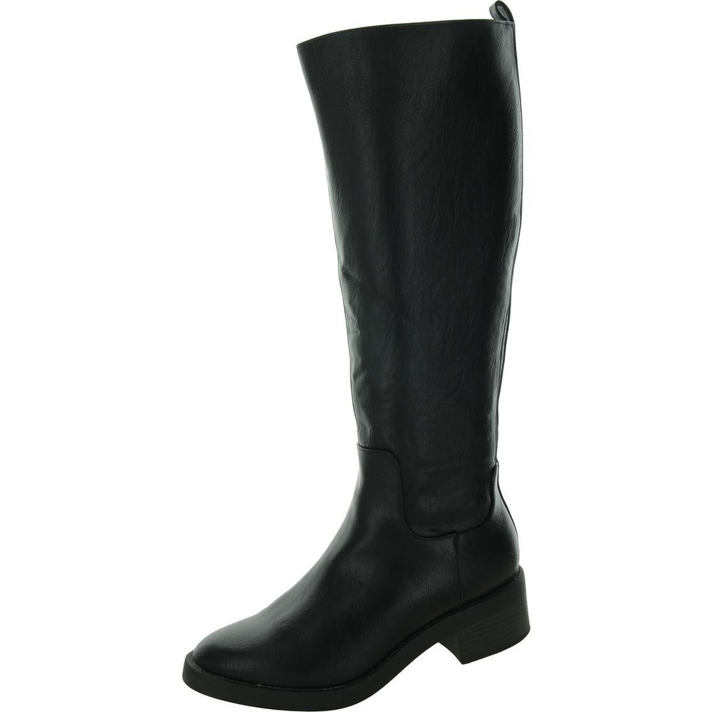 Blythe Round Toe Riding Boot Knee-High Boots