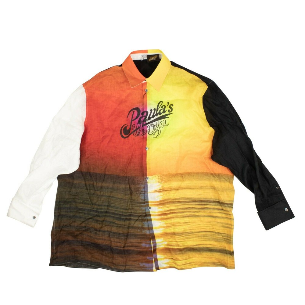 Multicolor Sunrise Button Down Shirt