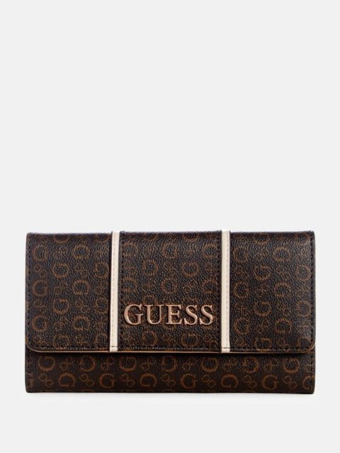 Zadora Faux-Leather Slim Clutch