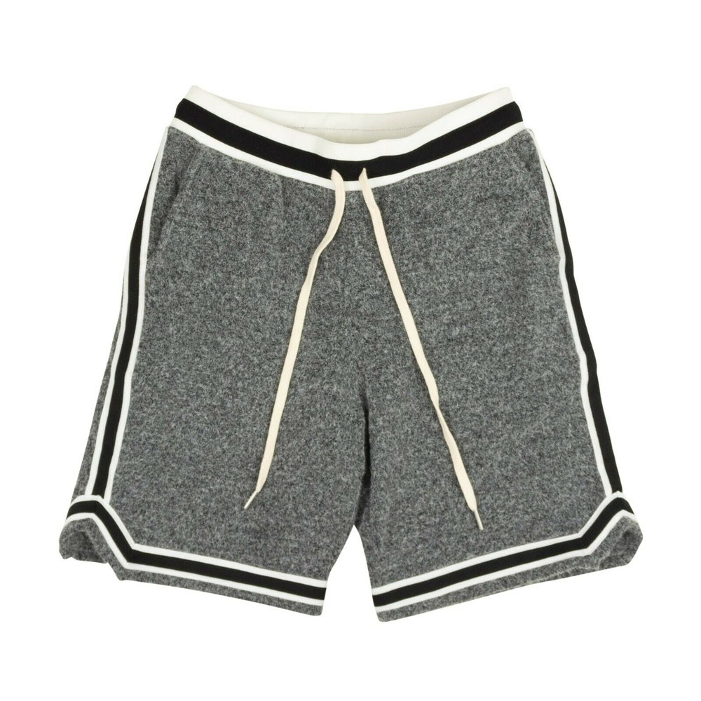 John Elliott Fur Terry Game Shorts – Charcoal Gray