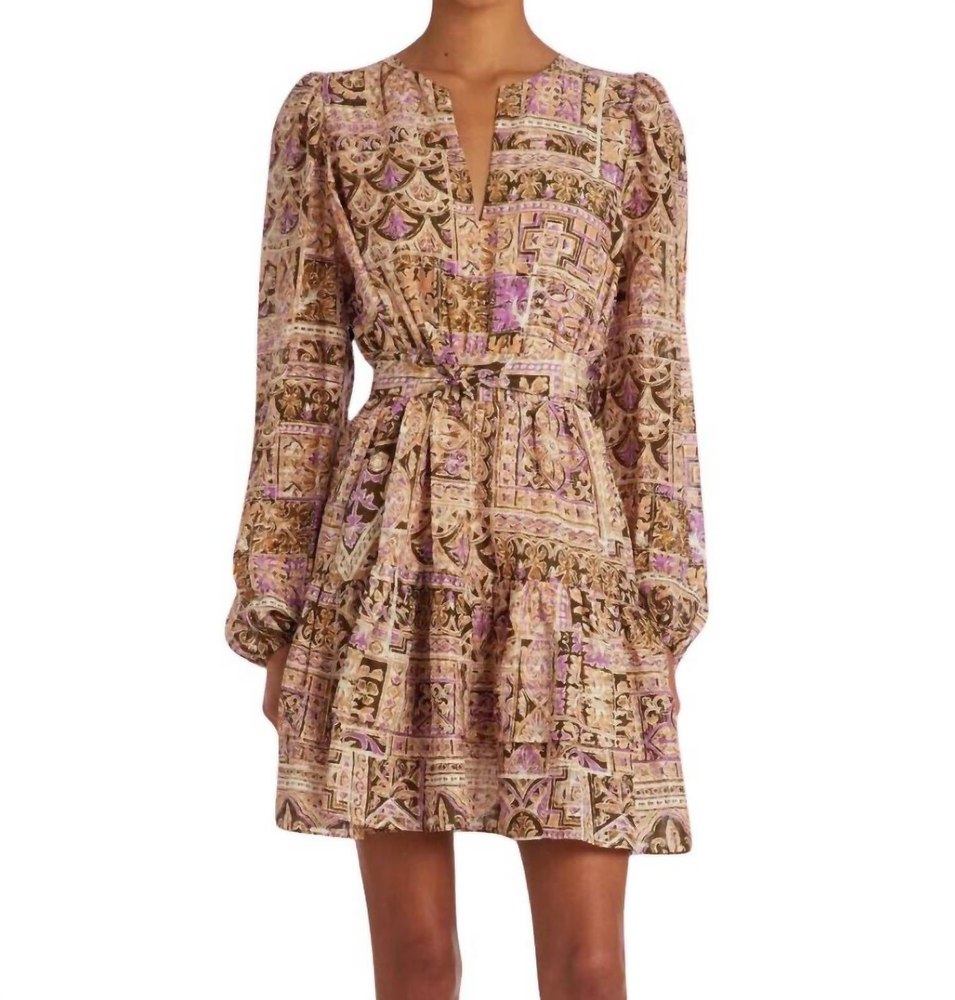 Preston Dress In Amethyst Tile