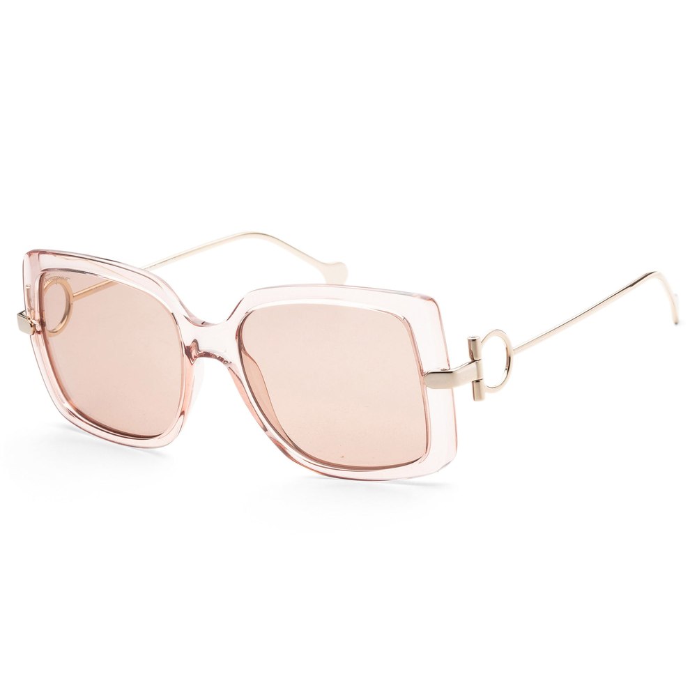 Ferragamo Women’s 55mm Transparent Nude Sunglasses