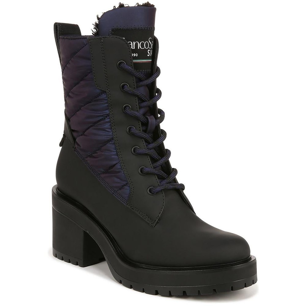 Dizzy 2 Faux Fur Lined Round Toe Combat & Lace-up Boots