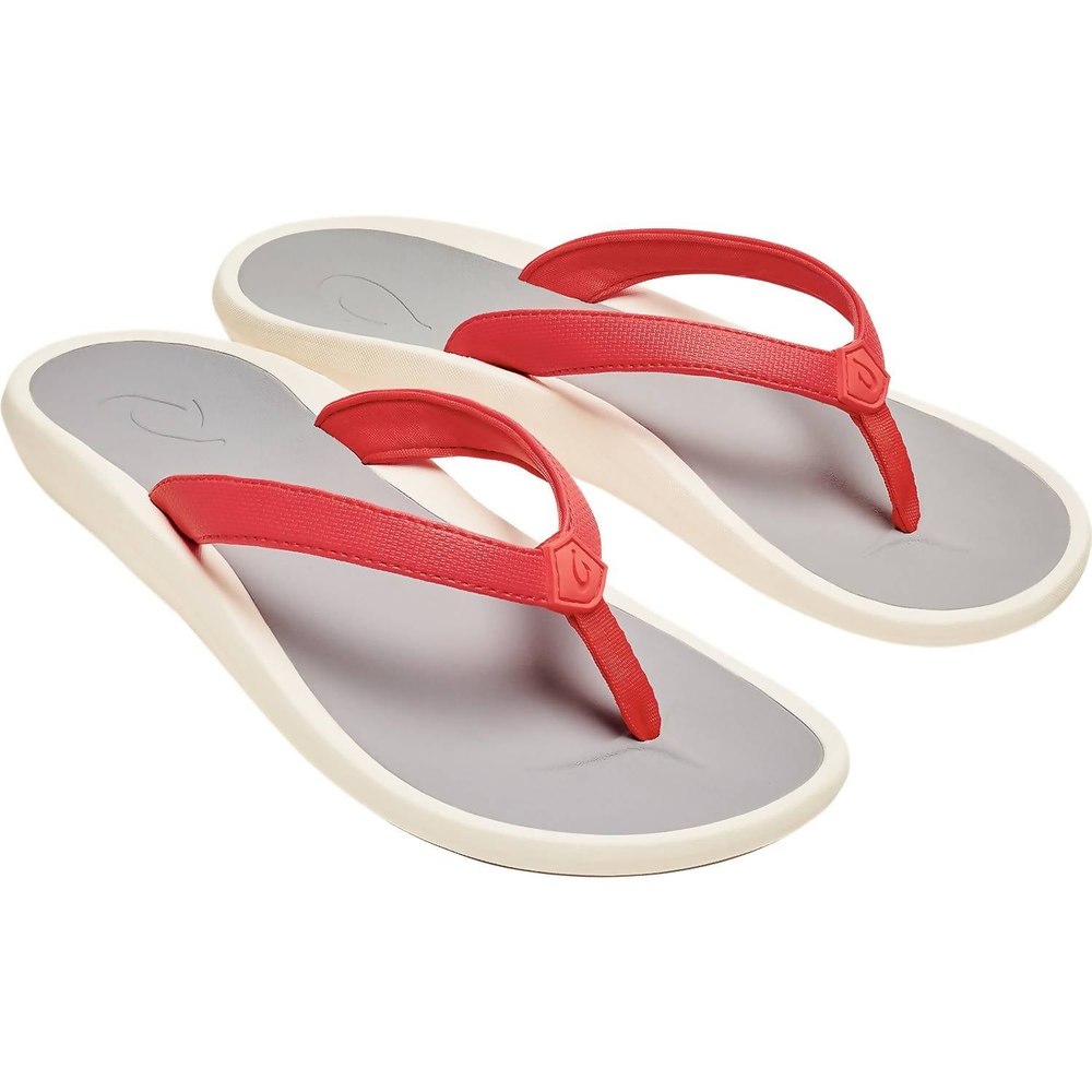 Women’s Pi’oe Sandals In Hot Coral/mist Grey
