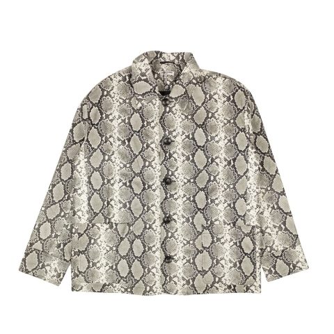 Opening Ceremony Faux Snake Jacket – Black/White