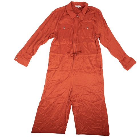 Opening Ceremony Zip Front Jumpsuit – Rust