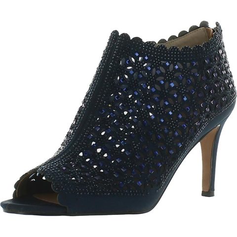 Radita Satin Embellished Booties