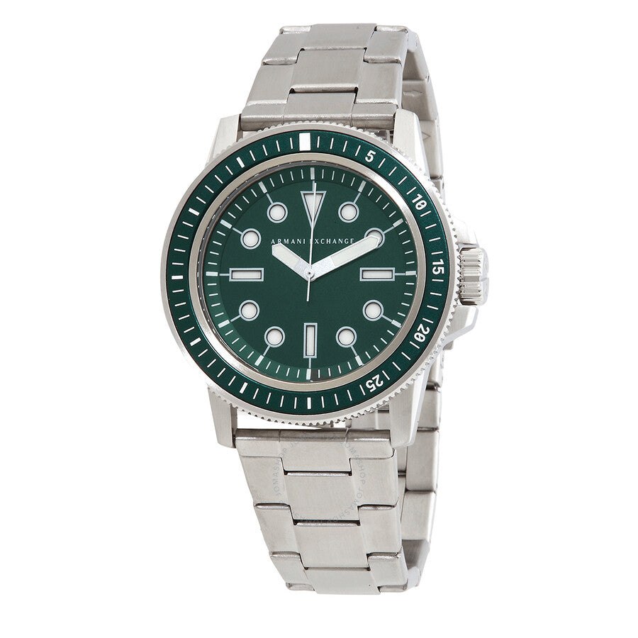 Armani Exchange Men’s 42mm Green Quartz Watch