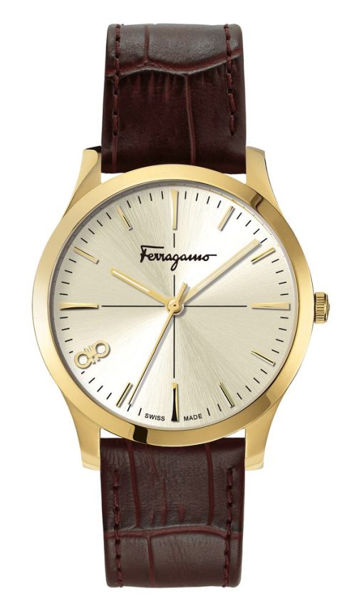 Ferragamo Men’s 40mm Gold Quartz Watch