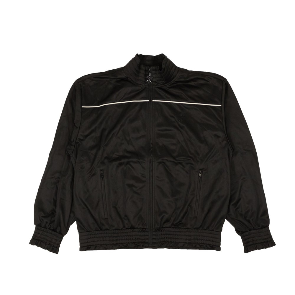 Opening Ceremony Ruffle Smocked Track Jacket – Black