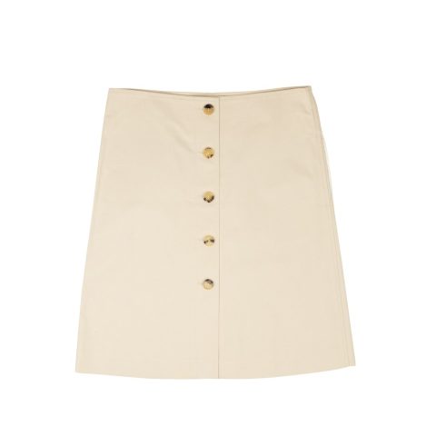 Bottega Veneta Button Down Skirt – Beige