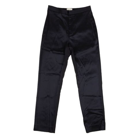 Deveaux Acetate Classic Slim Pants – Navy Blue