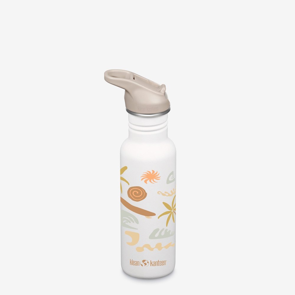 Klean Kanteen 18oz Classic with Flip Seal Sport Cap – Beach Mode