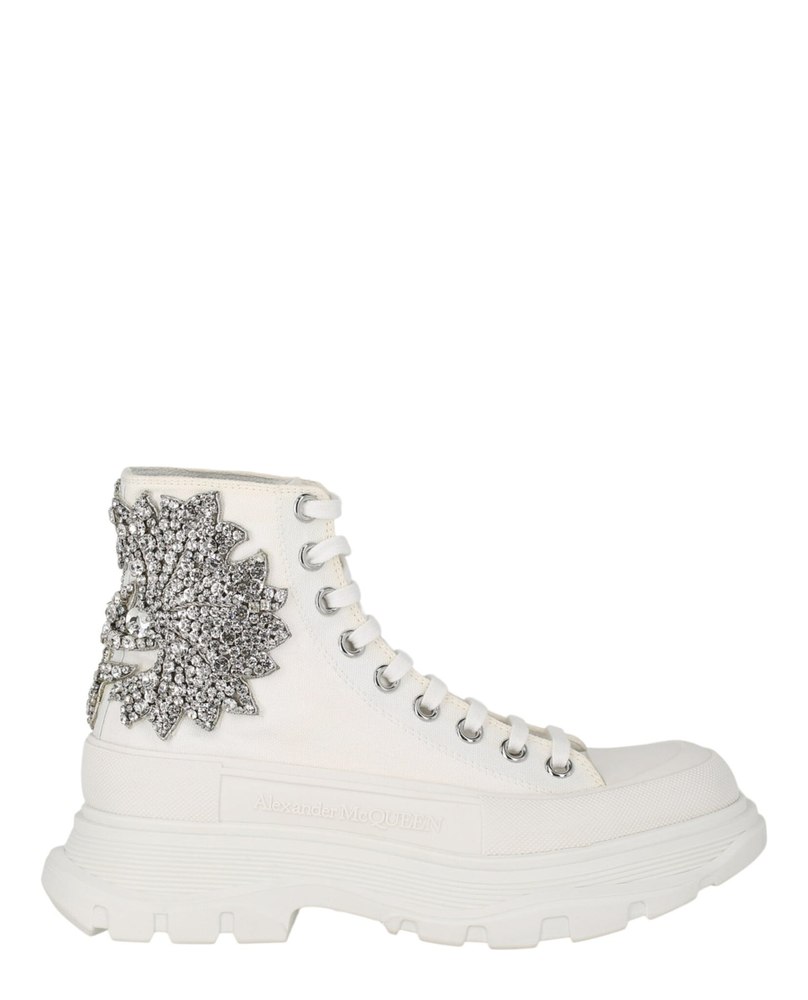 Crystal Embellished Tread Slick Boots