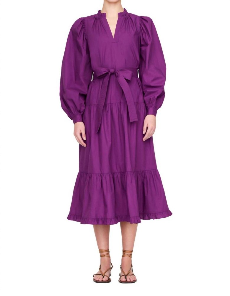 Mariah Dress In Purple