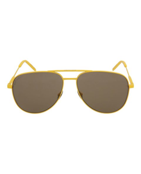 Aviator-Style Metal Sunglasses