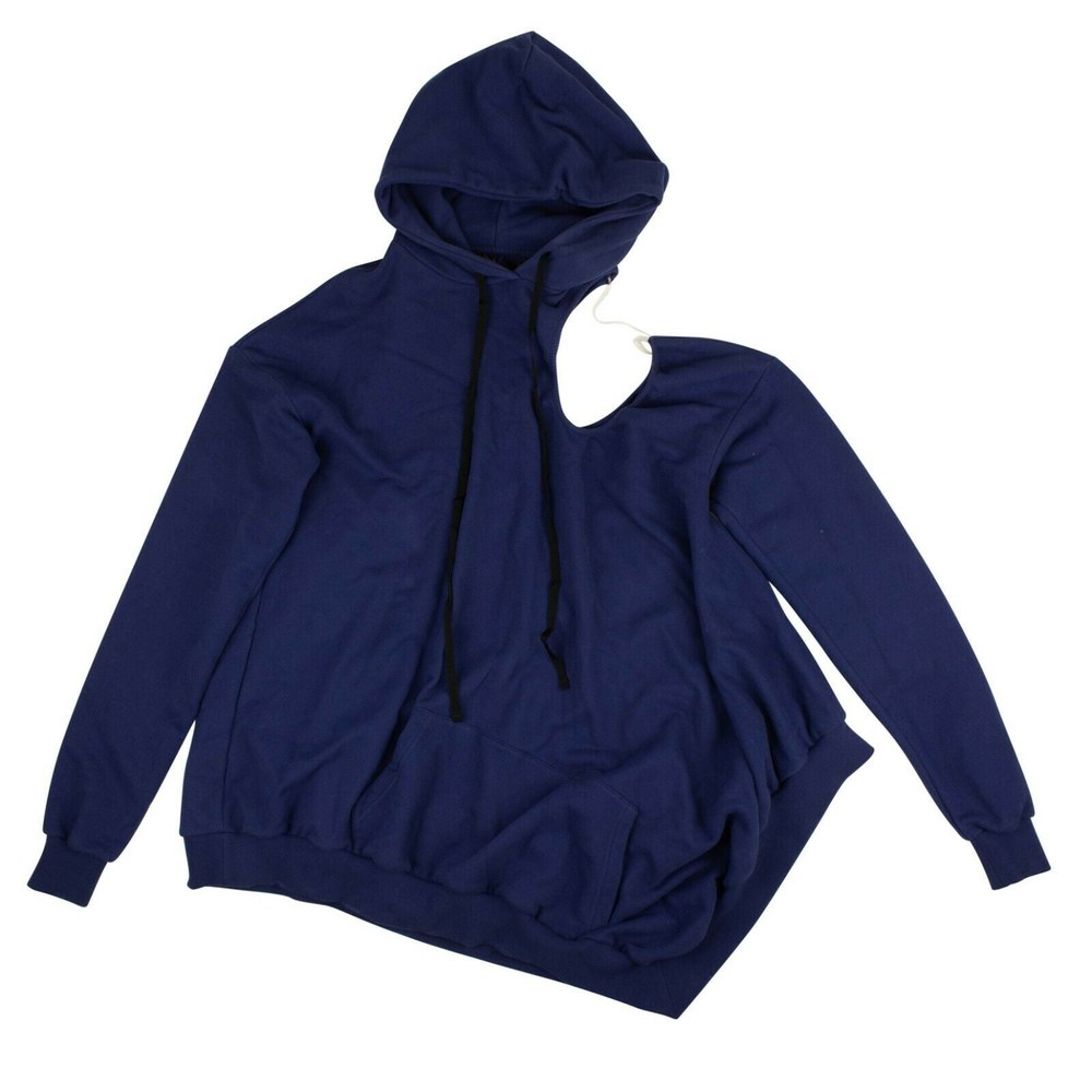 Unravel Project Hole Sweatshirt – Blue