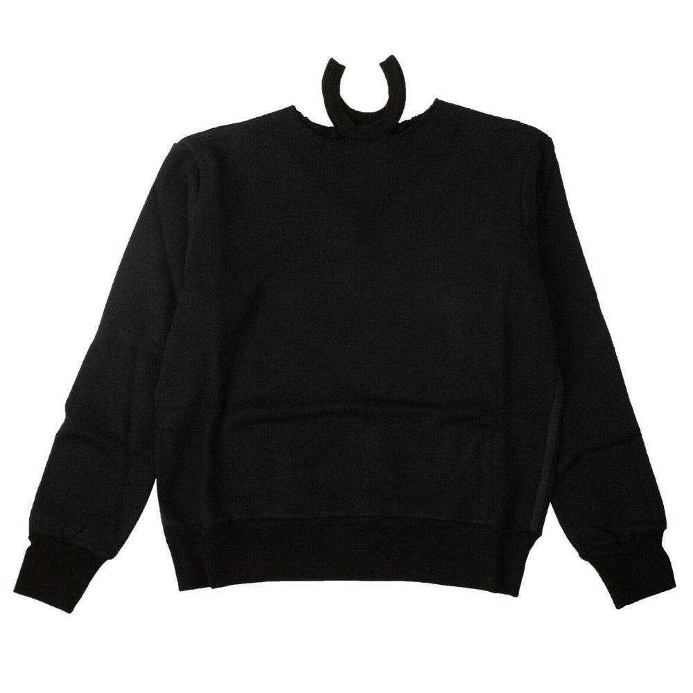 Unravel Project Loose Fit Cut Out Sweater – Black