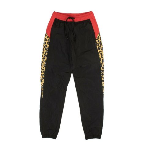 Marcelo Burlon Leopard Track Pants – Black& Red