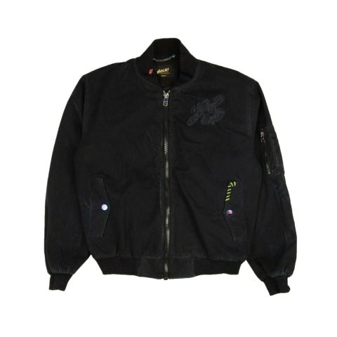 Bossi Canvas Bomber Jacket – Black