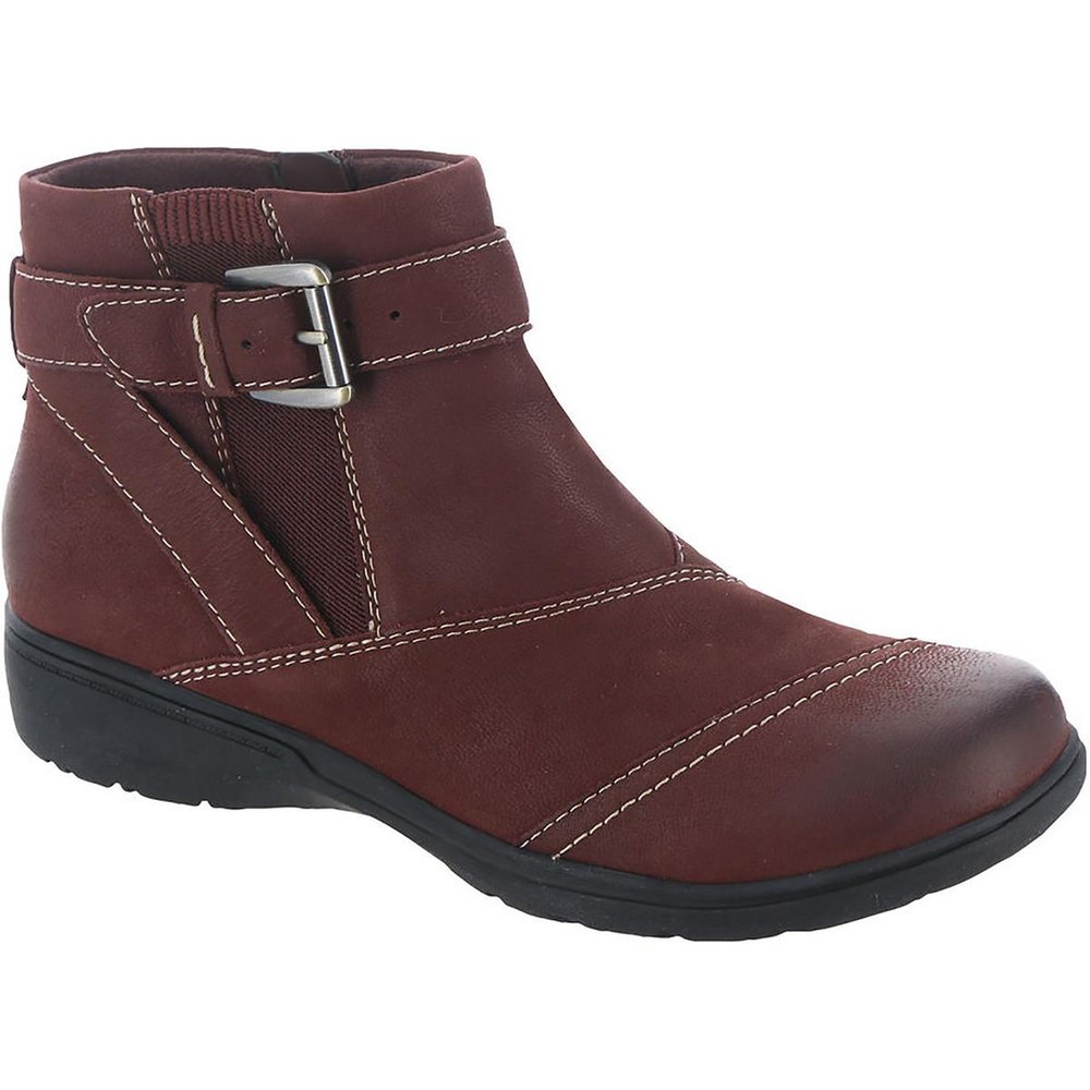 Carleigh Dalia Solid Buckle Ankle Boots