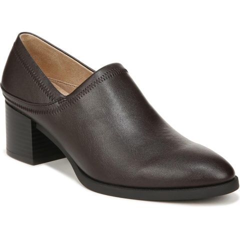 Dina Faux Leather Slip On Booties