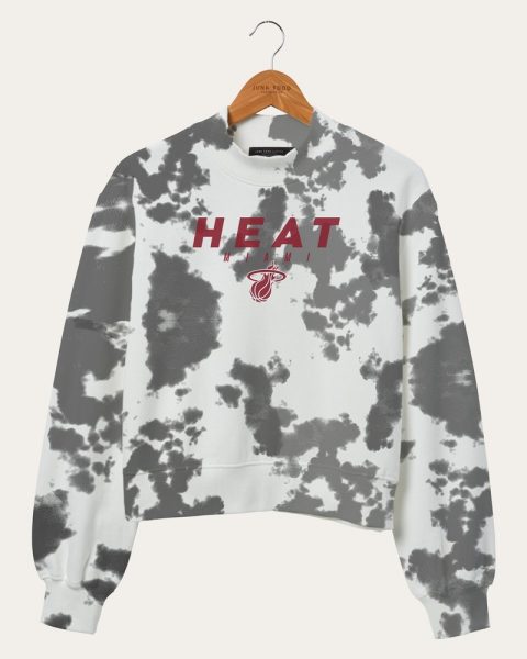 Women’s NBA Miami Heat Tie Dye Mock Neck Fleece