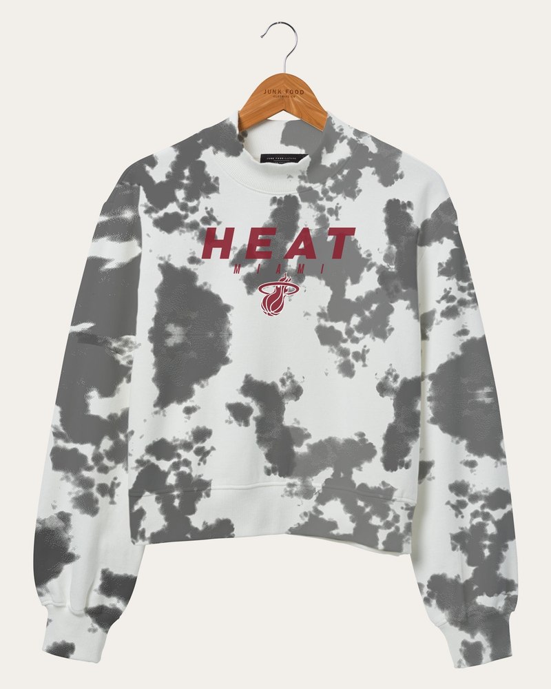 Women’s NBA Miami Heat Tie Dye Mock Neck Fleece