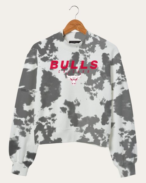 Women’s NBA Chicago Bulls Tie Dye Mock Neck Fleece