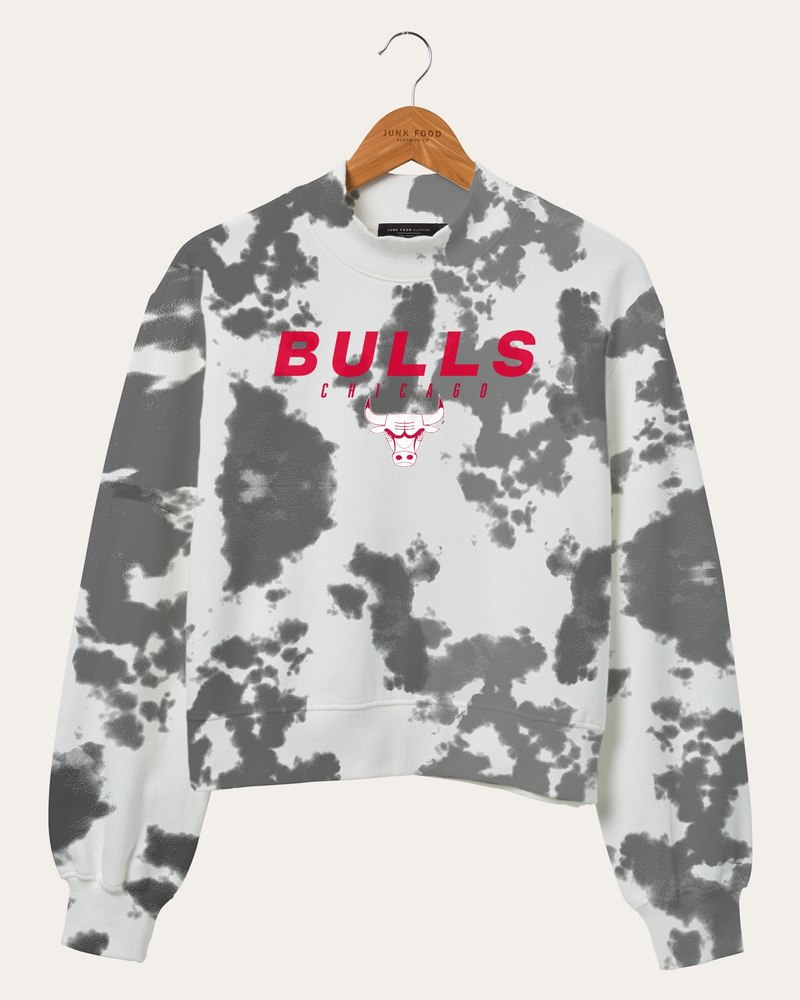Women’s NBA Chicago Bulls Tie Dye Mock Neck Fleece