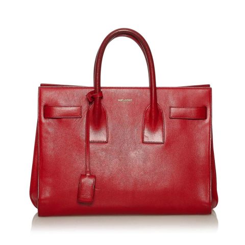 Saint Laurent Small Sac de Jour Leather Satchel Bag (Pre-Owned)