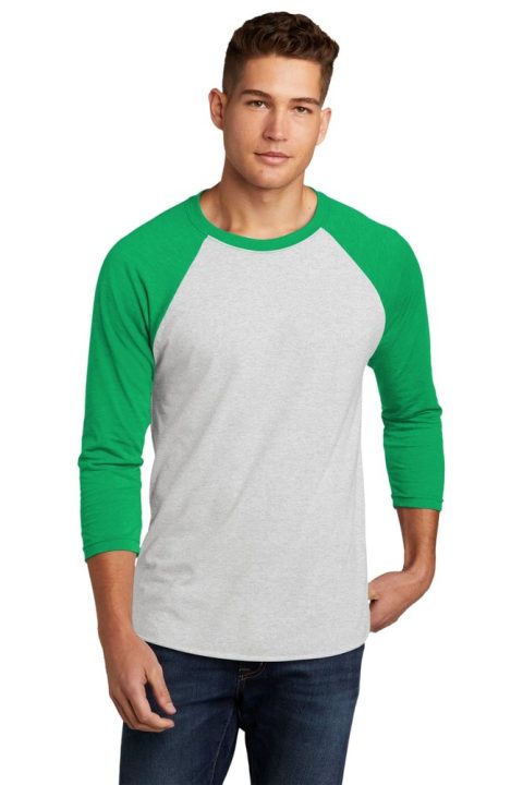 Next Level Unisex Tri-Blend 3/4-Sleeve Raglan Tee.