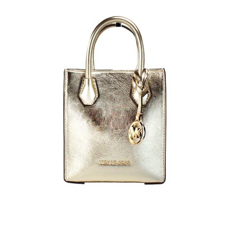 Michael Kors Mercer XS Pale Metallic North South Shopper Crossbody Women’s Bag