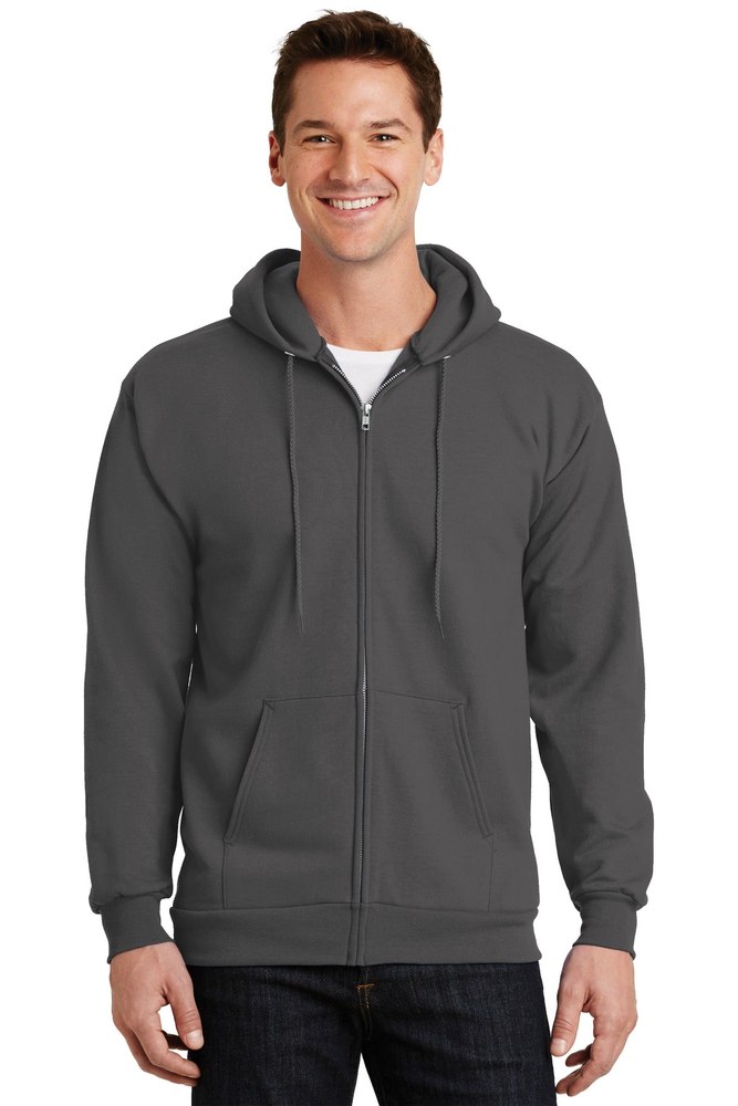 Port & Company – Men’s Essential Fleece Full-Zip Hooded Sweatshirt