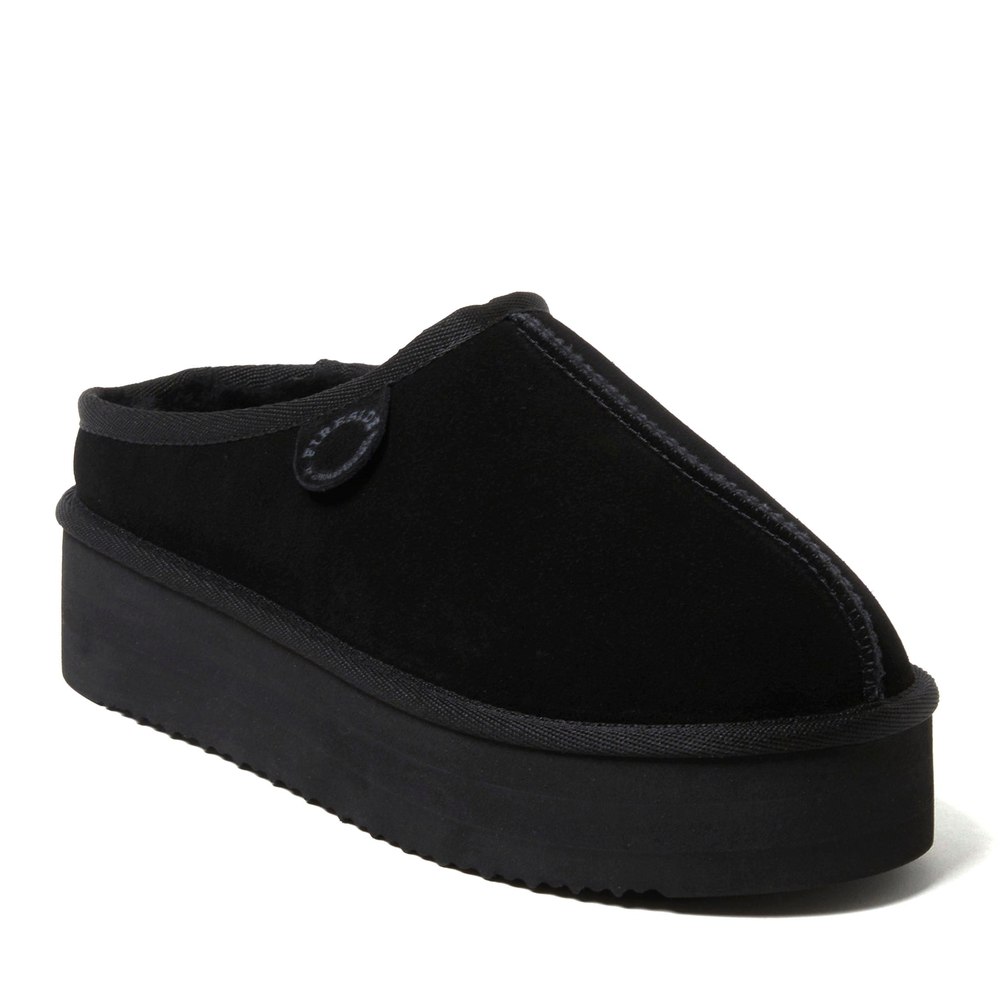 Fireside by Dearfoams Women’s Queenstown Genuine Shearling Platform Clog
