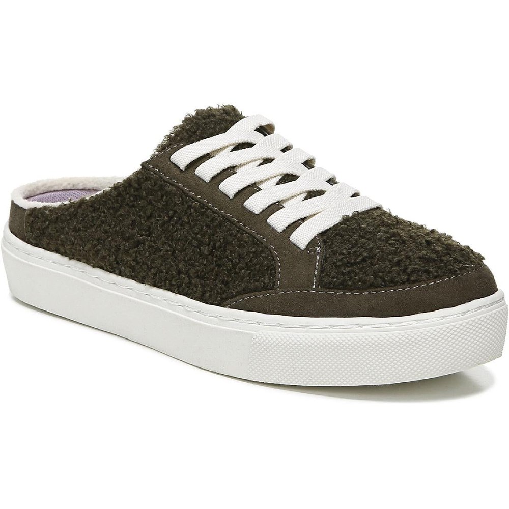 Dr. Scholl’s NBD Faux Shearling or Wool Slip On Sneaker Mules
