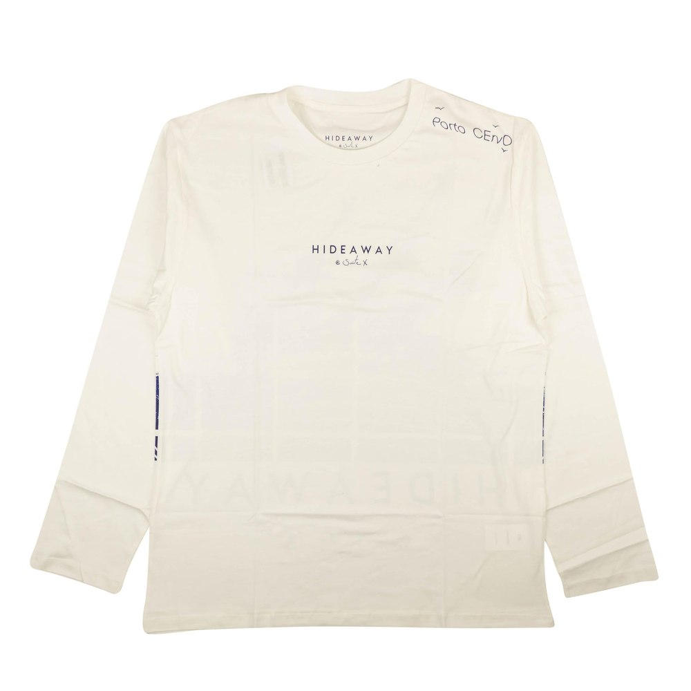 Hideaway Porto Cervo Long Sleeve T-Shirt – White