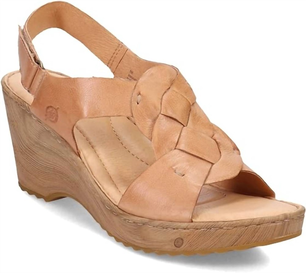 Women’s Nina Wedge Sandals In Natural