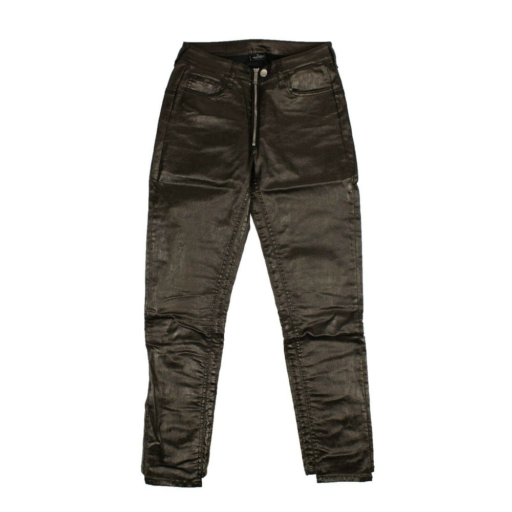 Marcelo Burlon Shiny Straight Jeans – Black