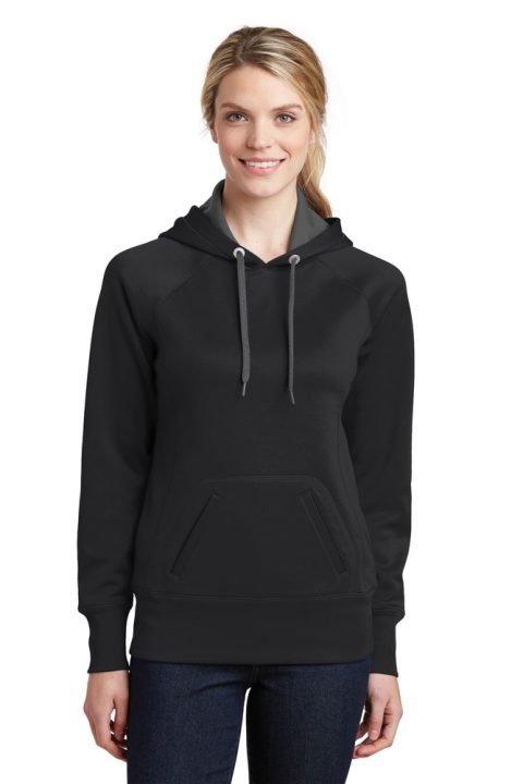 Sport-Tek Ladies Tech Fleece Hooded Sweatshirt. LST250