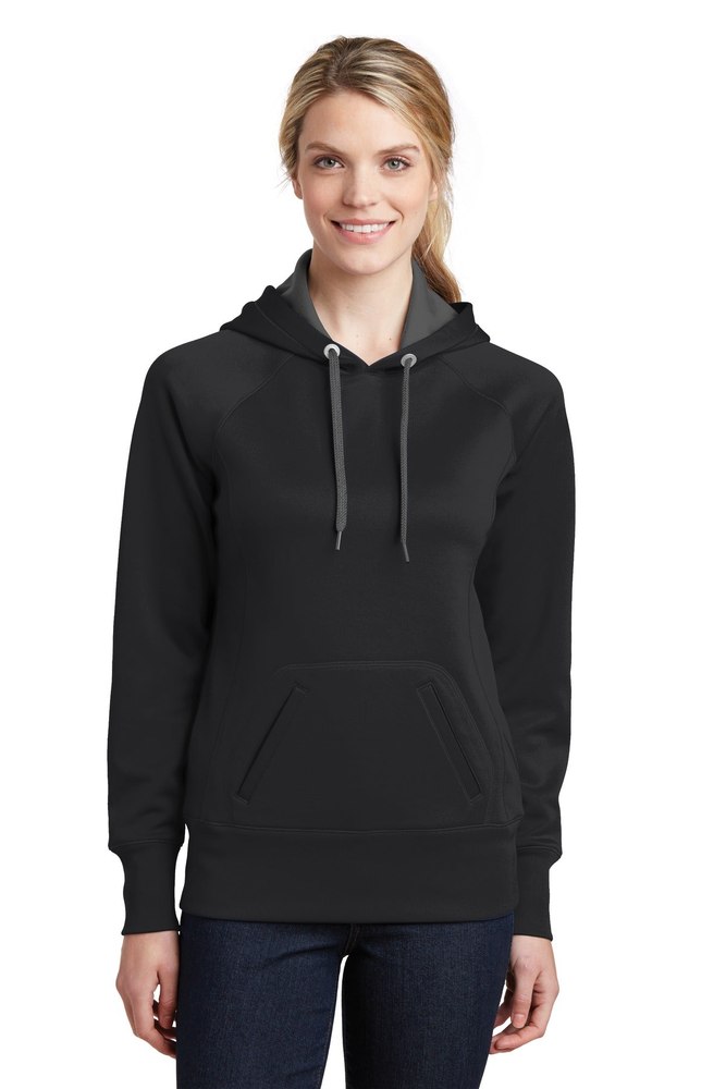 Sport-Tek Ladies Tech Fleece Hooded Sweatshirt. LST250