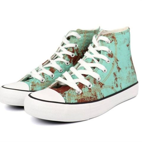 Women’s Star 24 Hi-Top Sneakers In Rusted Turquoise