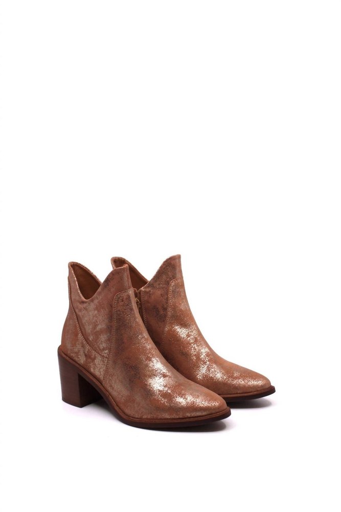 Women’s Pretty Little Bird Booties In Rose Gold