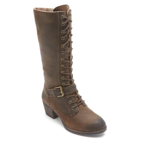 Women’s Anisa Tall Lace Up Boot In Tan