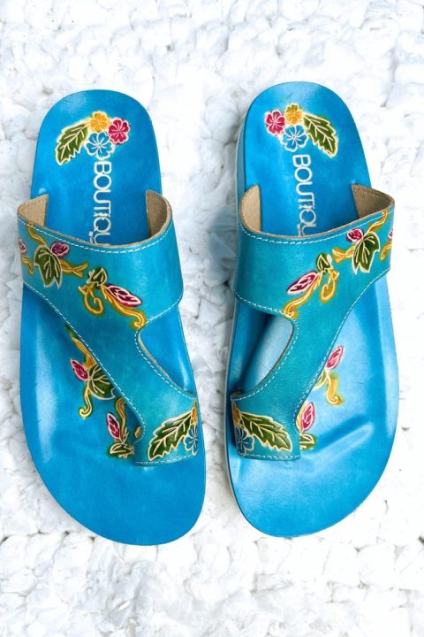 Eden Sandals In Turquoise