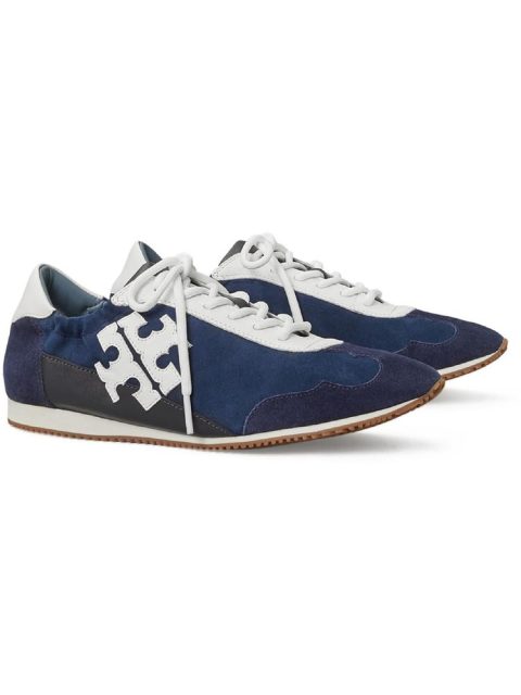 Tory Womens Suede Retro Casual and Fashion Sneakers