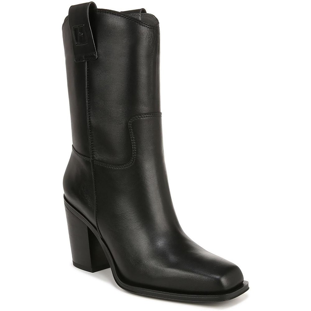 Valor Solid Square Toe Mid-Calf Boots