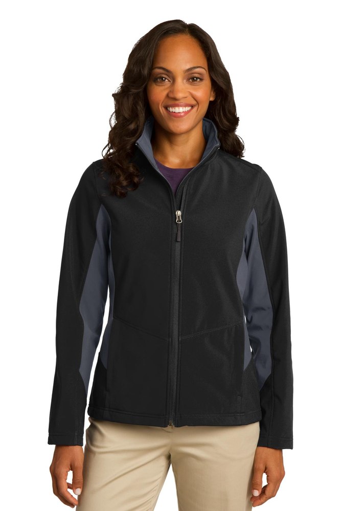 Port Authority Women’s Core Colorblock Soft Shell Jacket. L318