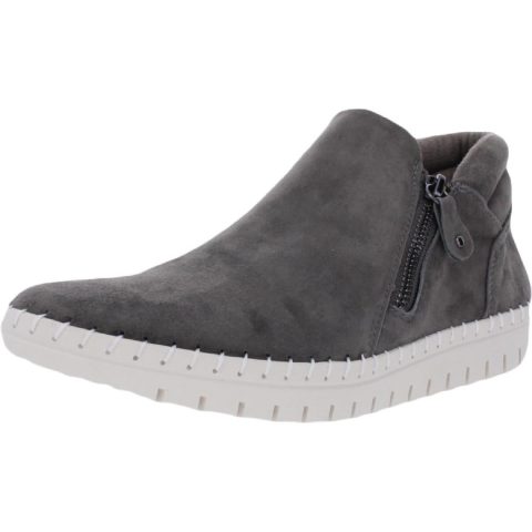 Camberly Suede Zip Up Booties