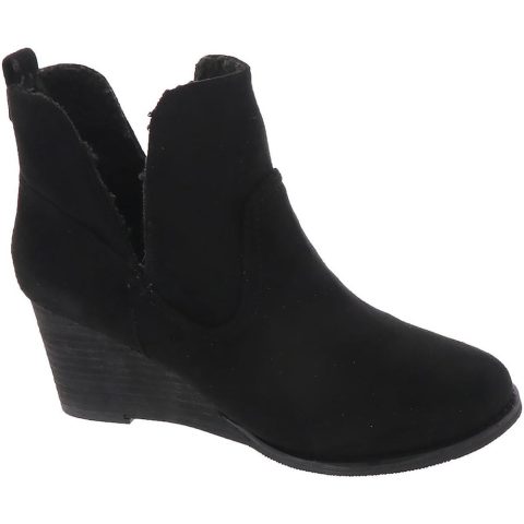 Ember Faux Suede Heels Ankle Boots
